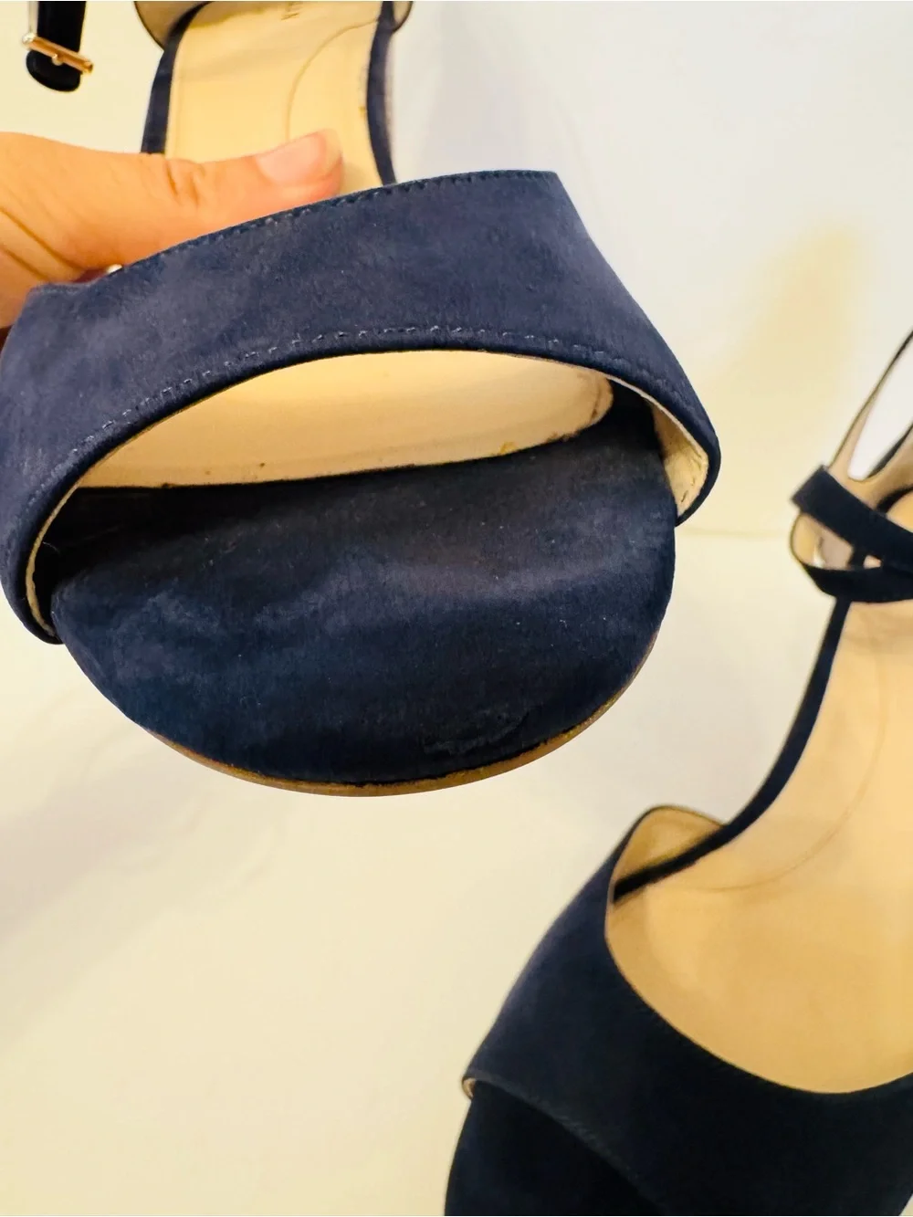 Cole Haan Sadie Women’s Wedge Sandals in Navy Blue